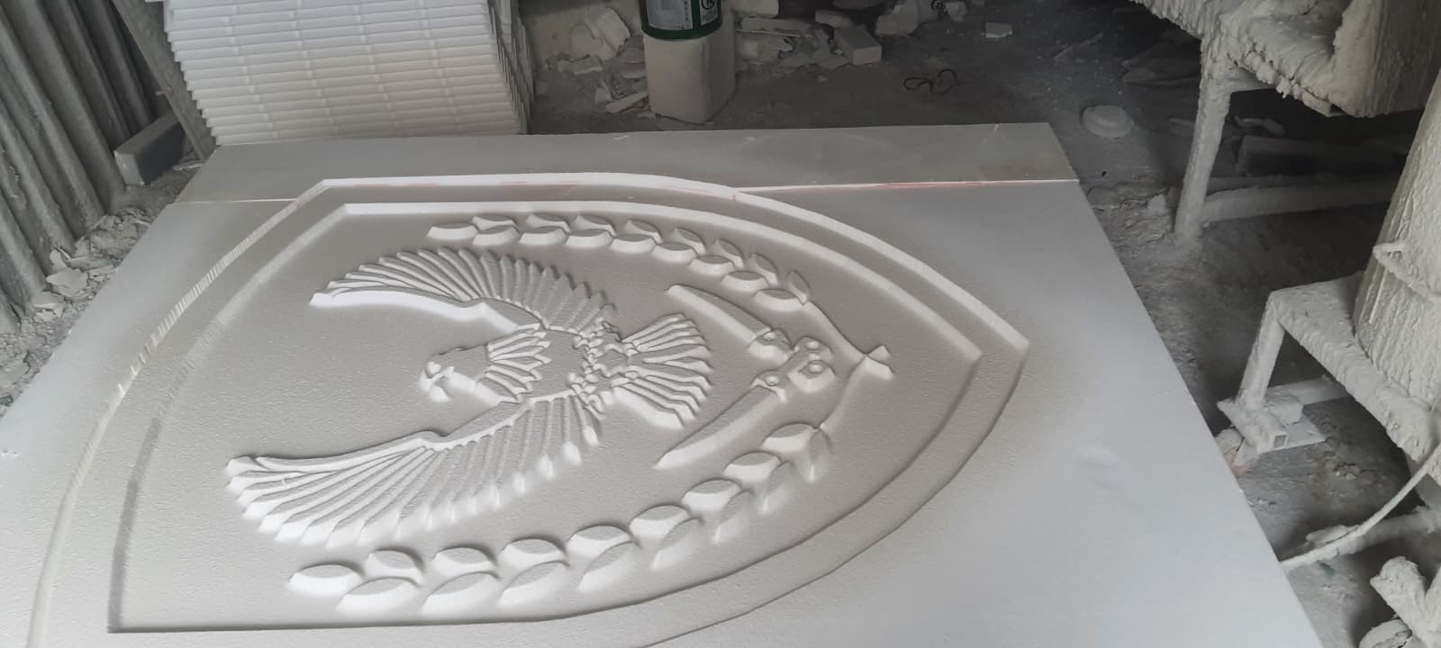 CNC ile işlenmiş dekoratif mimari rölyef